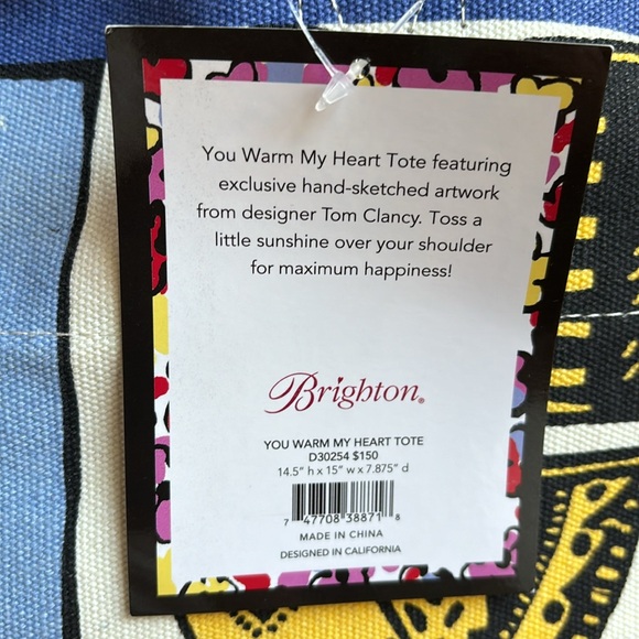 Brighton You Warm My Heart Tote - Picture 7 of 8